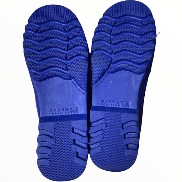 Sperry Top Sider Blue Woman’s Waterproof Rain/ Snow Shoe - Picture 4 of 7